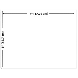 NASA Mission Control 5 x 7 White Aluminum Sign