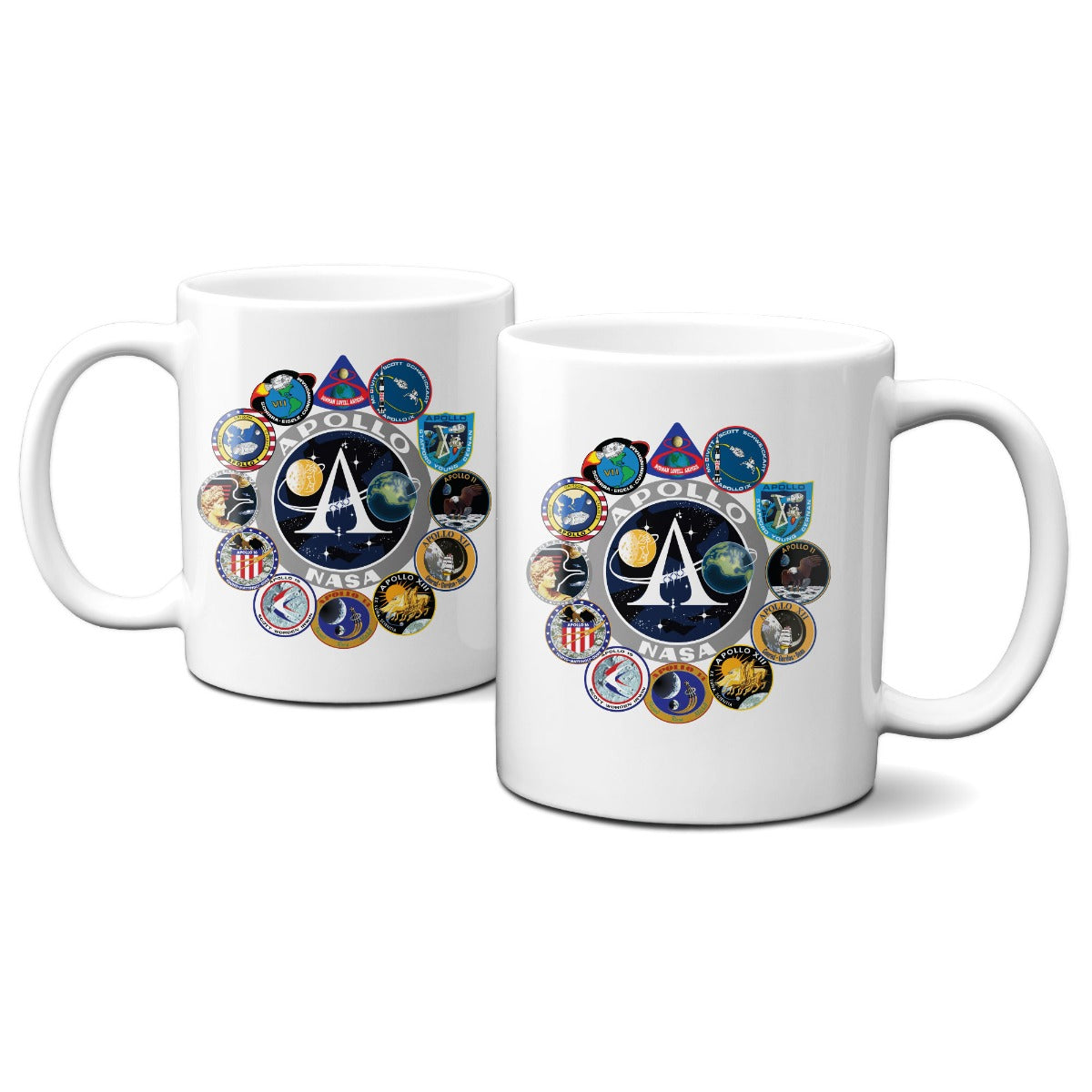 NASA Apollo Missions Logos 11oz Mug