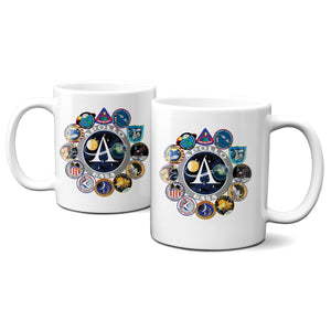 NASA Apollo Missions Logos 11oz Mug