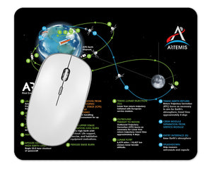 NASA Artemis 2 Flight Path Mouse Pad 1/8 Thick