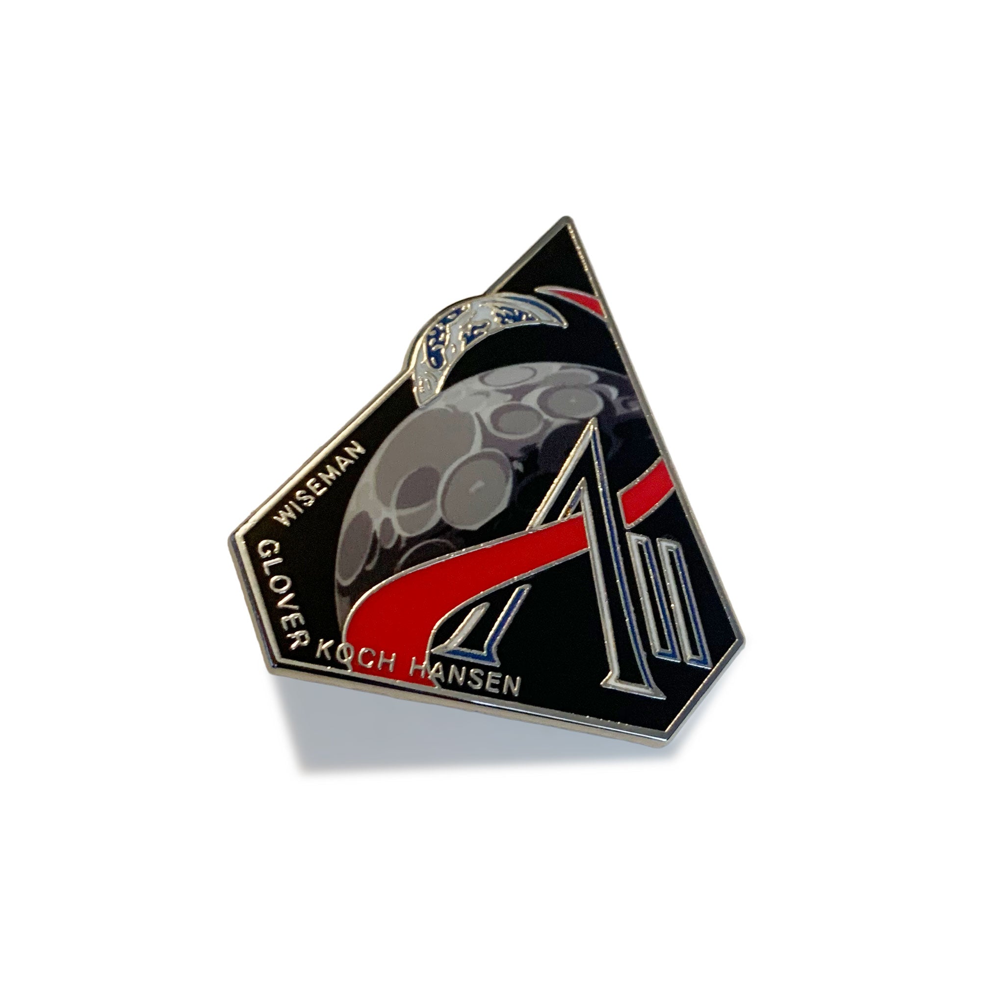 NASA Artemis 2 Hard Enamel Mission Logo Pin