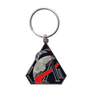 NASA Artemis 2 Mission Logo Hard Enamel Keychain