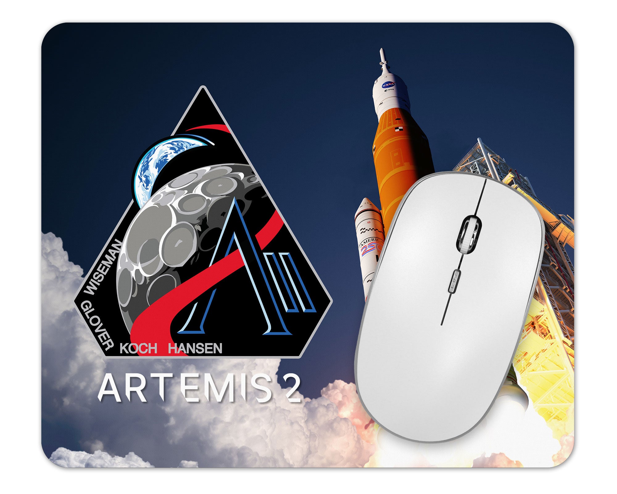 NASA Artemis 2 Launch Designer Render 1/4