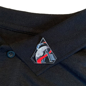 NASA Artemis 2 Hard Enamel Mission Logo Pin