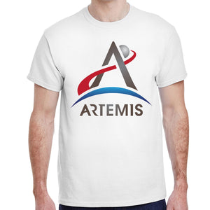 NASA Artemis Program Logo White Shirt