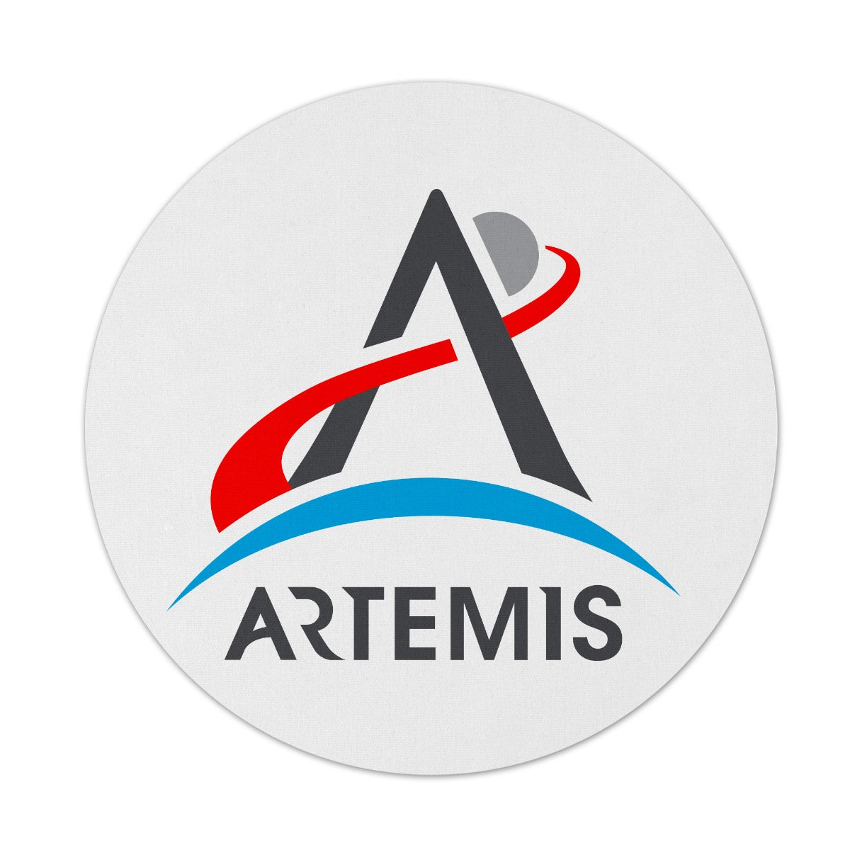 NASA Artemis Program Round 8 Inch Mouse Pad 1/8 Thick