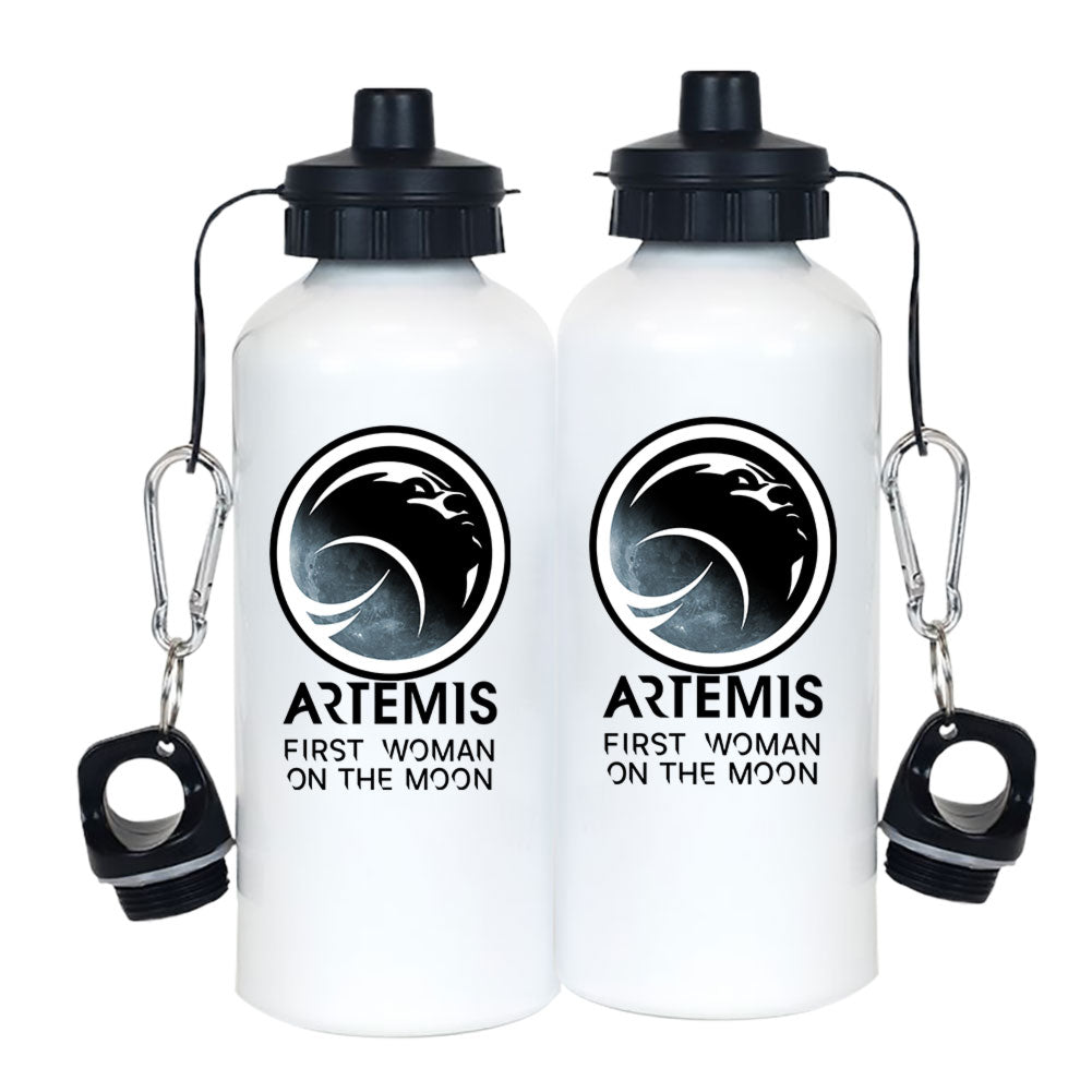 NASA Artemis Woman On The Moon Aluminum Water Bottle