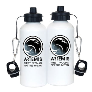 NASA Artemis Woman On The Moon Aluminum Water Bottle