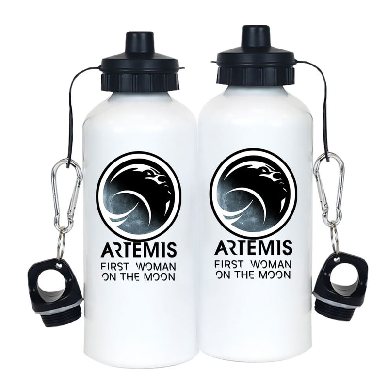 NASA Artemis Woman On The Moon Aluminum Water Bottle