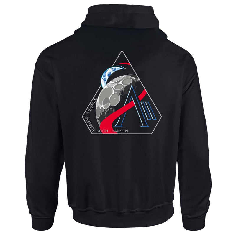 NASA Artemis 2 Mission Logo Double Sided Pullover Hoodie