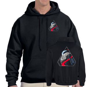 NASA Artemis 2 Mission Logo Double Sided Pullover Hoodie