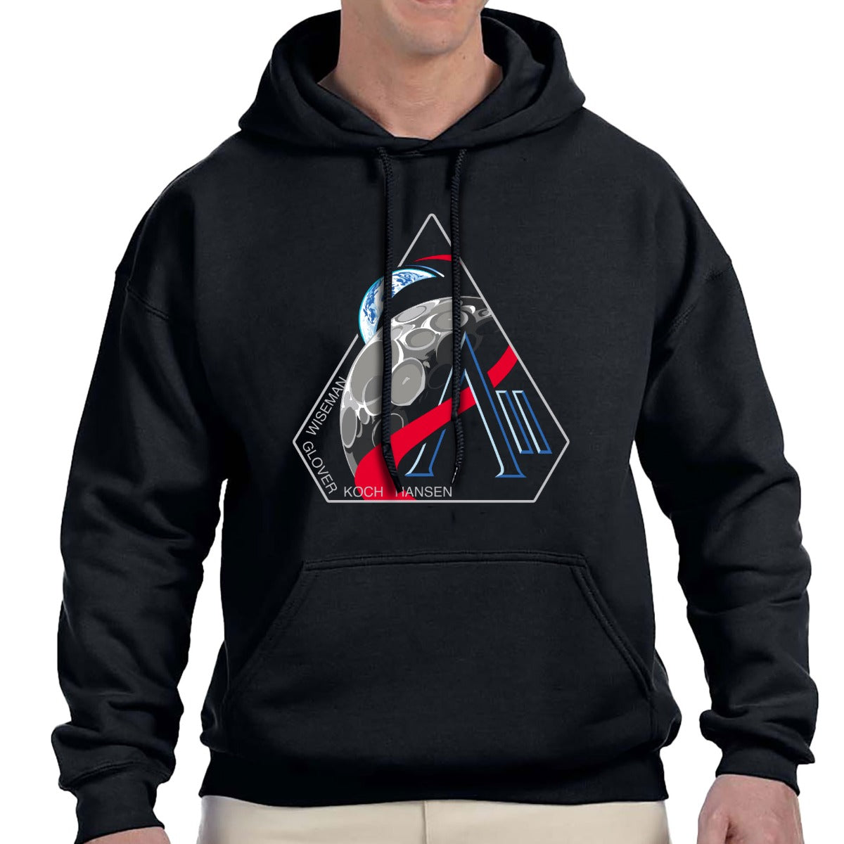NASA Artemis 2 Mission Logo Pullover Hoodie
