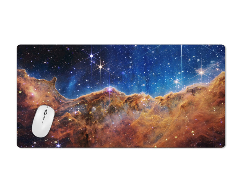 Webb Telescope Carina Nebula 12x22 Inch Extended Mouse Pad