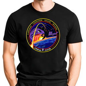 Spacex Crew-9 Mission Logo Adult T-Shirt