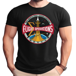 NASA Flight Operations Logo Current Era T-Shirt
