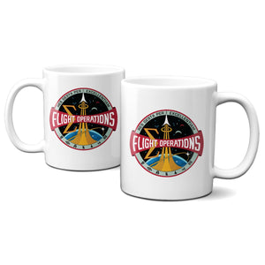 NASA Flight Operations Logo - Current Era 11 Oz Mug