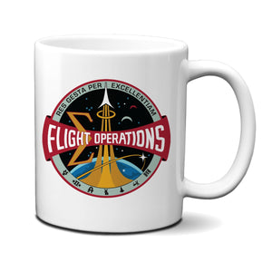 NASA Flight Operations Logo - Current Era 11 Oz Mug