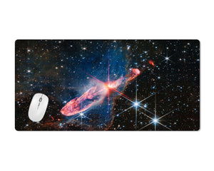 Webb Telescope Herbig-Haro 46/47 12x22 Inch Extended Mouse Pad 1/16 Thick