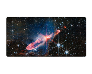 Webb Telescope Herbig-Haro 46/47 12x22 Inch Extended Mouse Pad 1/16 Thick