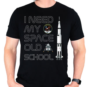 Nasa I Need My Space Old School T-Shirt
