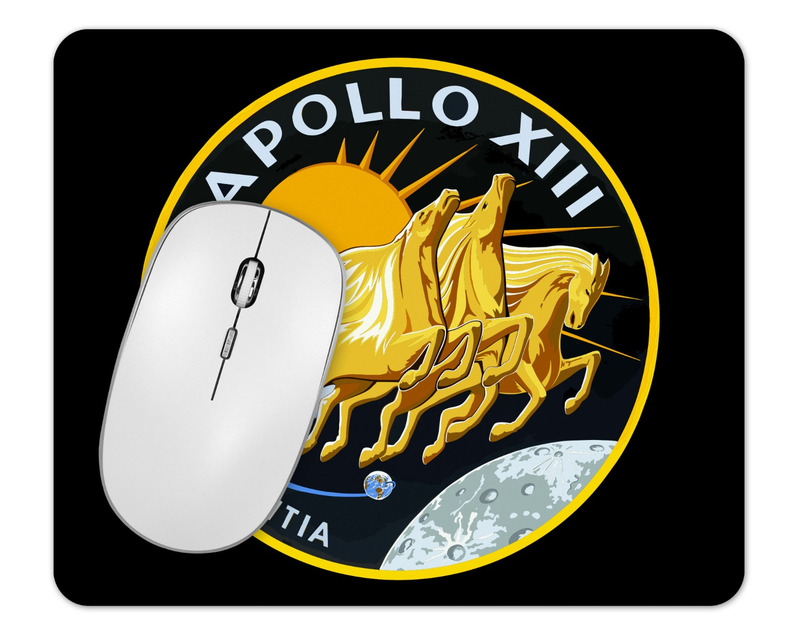 Apollo 13 Mission Logo Mouse Pad 1/8 Thick