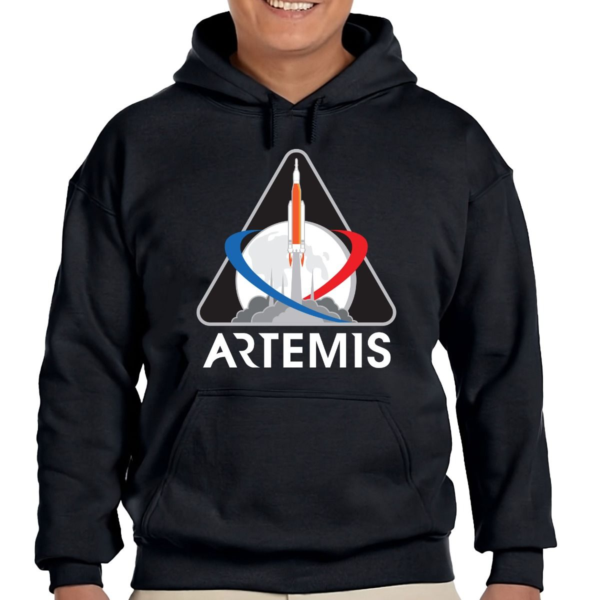 NASA Artemis 1 Mission Logo Pullover Hoodie