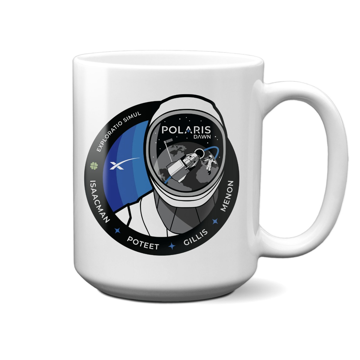 Polaris Dawn Mission Logo 15oz Mug