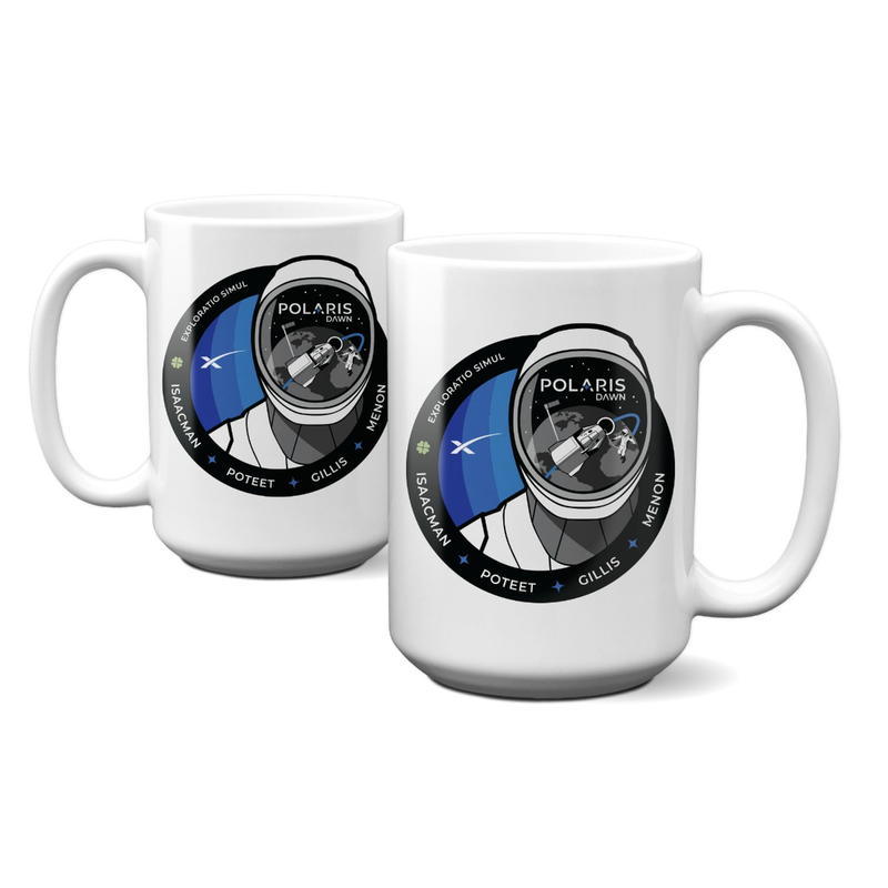 Polaris Dawn Mission Logo 15oz Mug