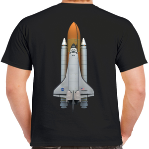 NASA Shuttle Program Double Sided Adult T-Shirt