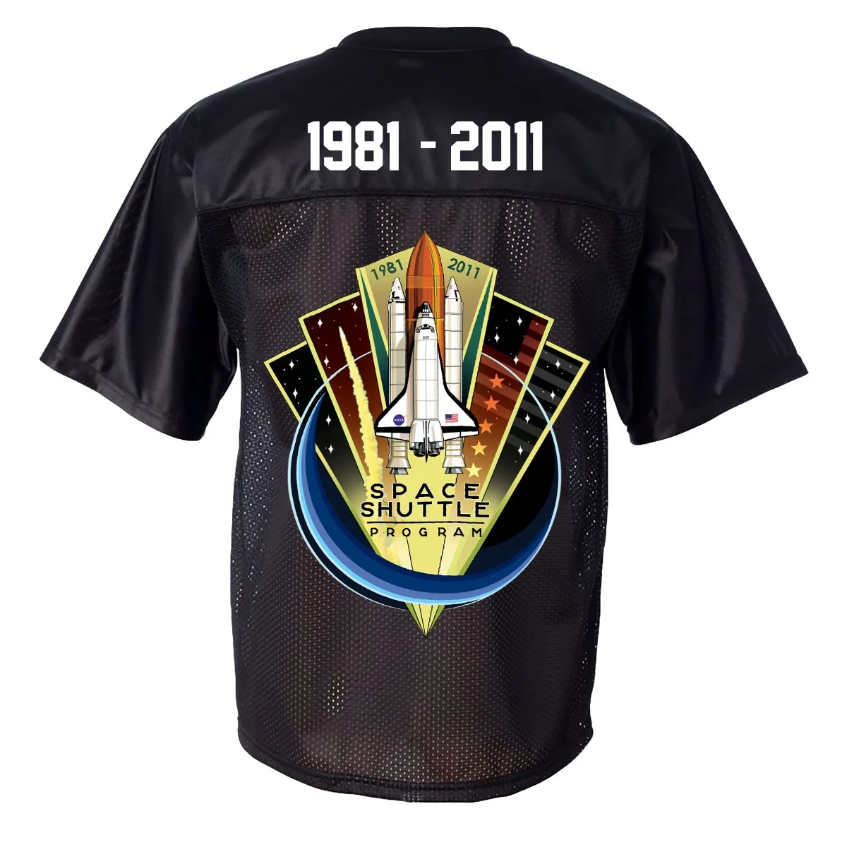 NASA Shuttle Program Commemorative Logo Replica Football Jersey