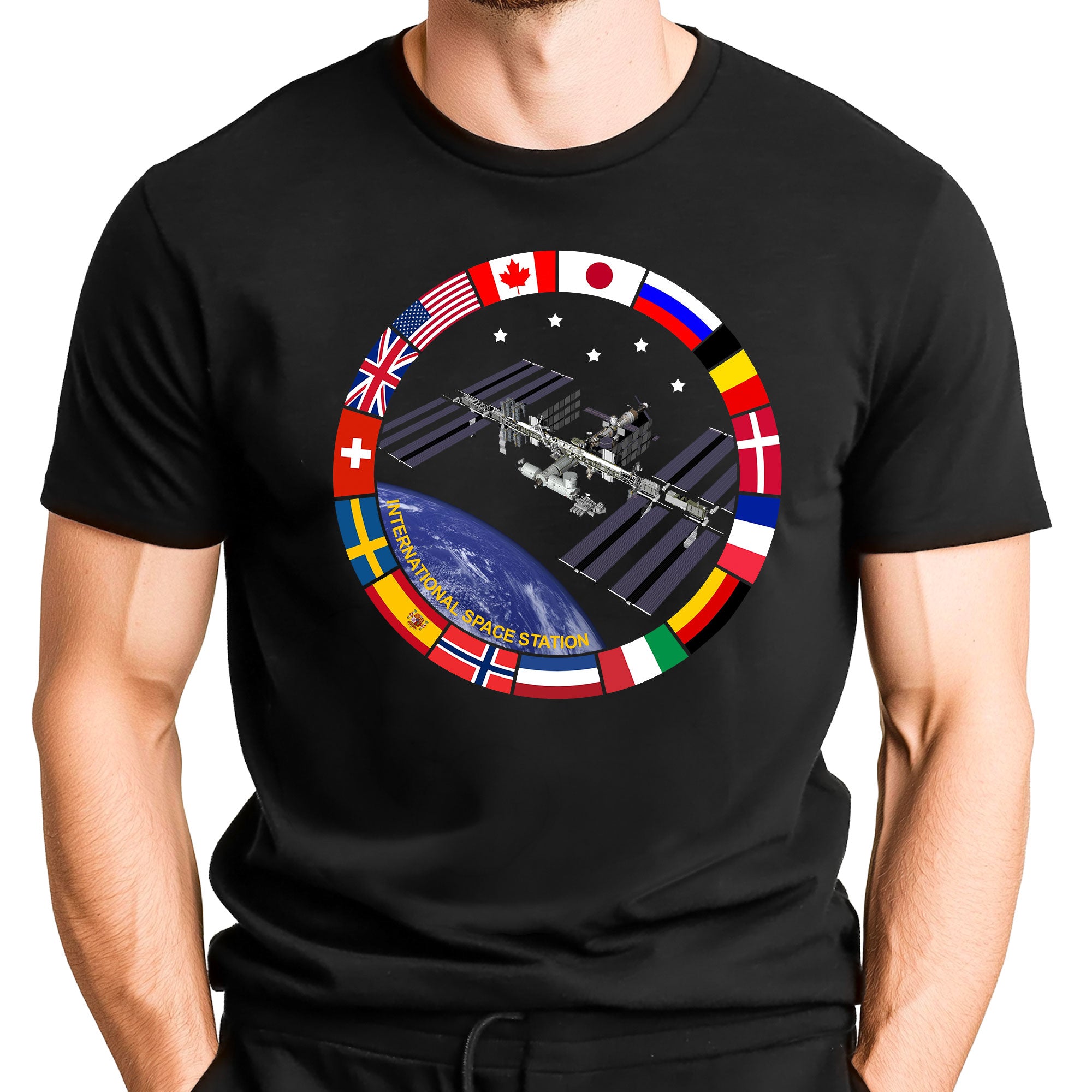 International Space Station Logo Adult Shirt