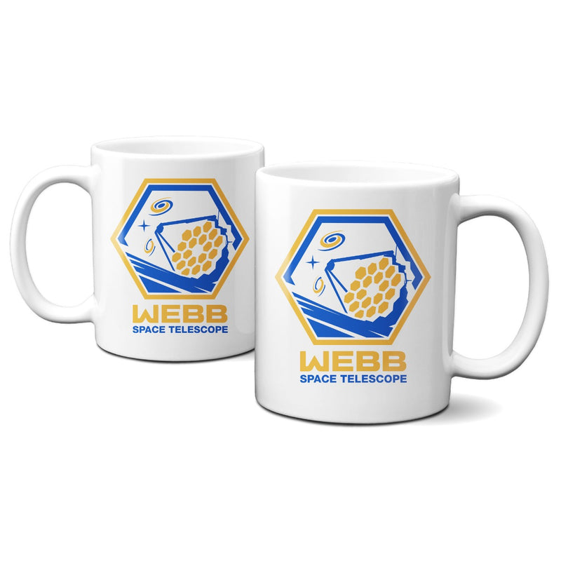 James Webb Telescope Hexagonal Logo 11oz Mug