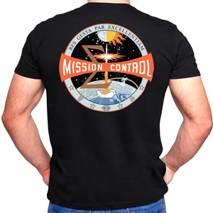 NASA Mission Control Logo Double Sided T-Shirt