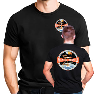 NASA Mission Control Logo Double Sided T-Shirt