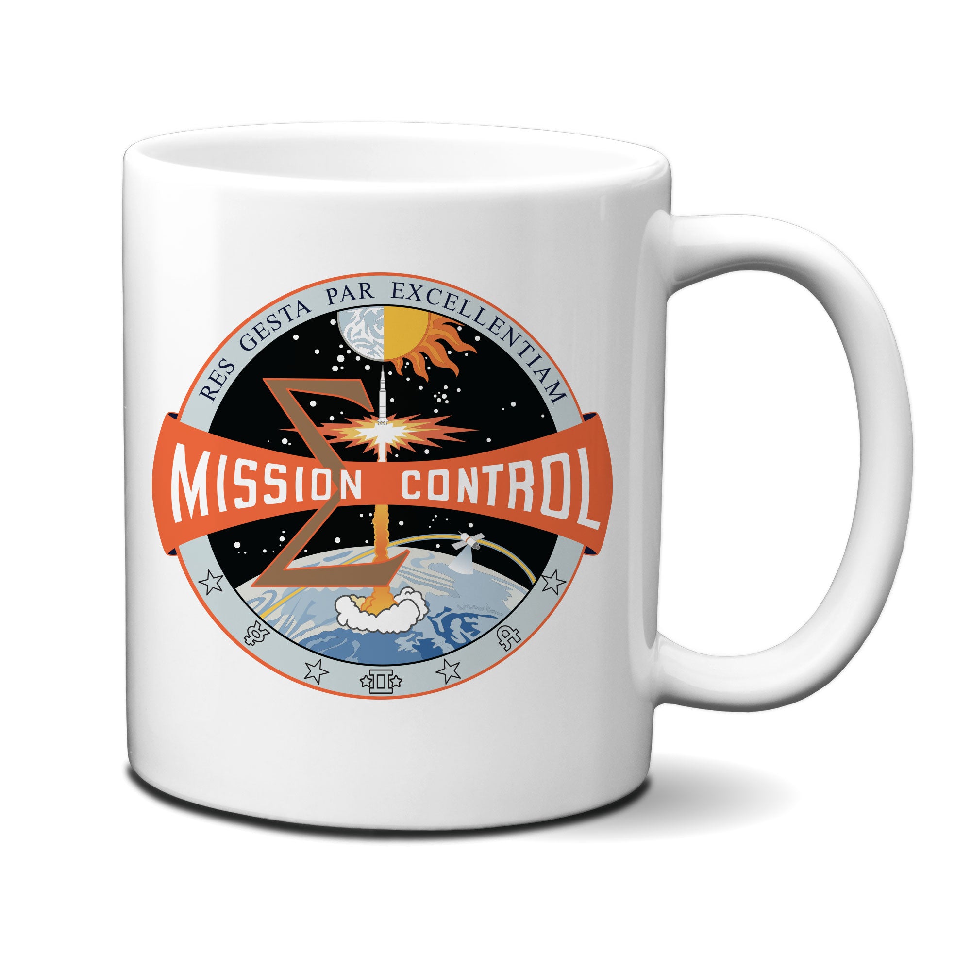 NASA Mission Control Logo - Mercury-Gemini-Apollo Era 11 Oz Mug