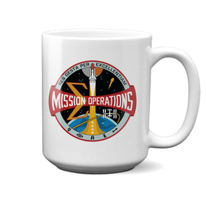NASA Mission Operations Logo - Shuttle Era 15 Oz Mug