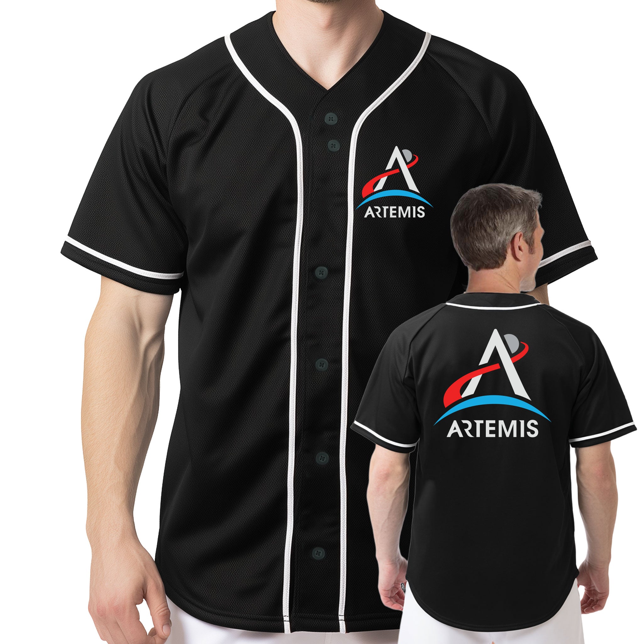 NASA Artemis Program Logo Baseball Jersey