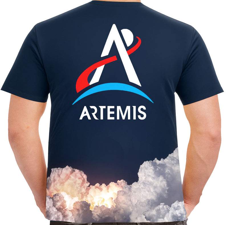 NASA Artemis Launch All Over Sublimation Print Shirt