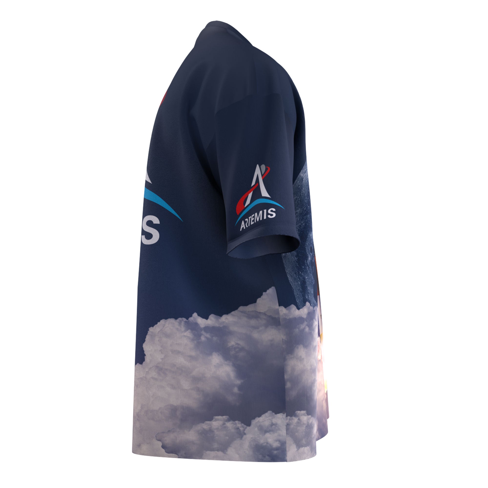 NASA Artemis Launch All Over Sublimation Print Shirt