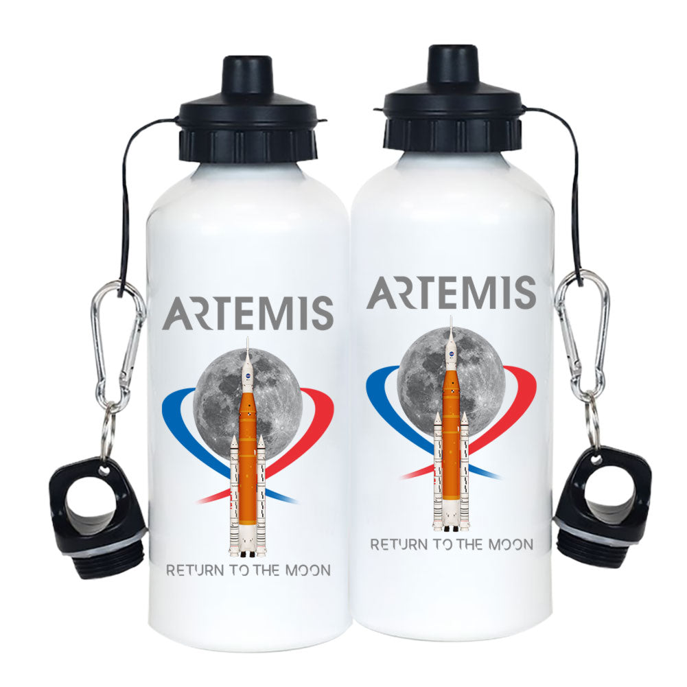 NASA Artemis Return to The Moon Aluminum Water Bottle