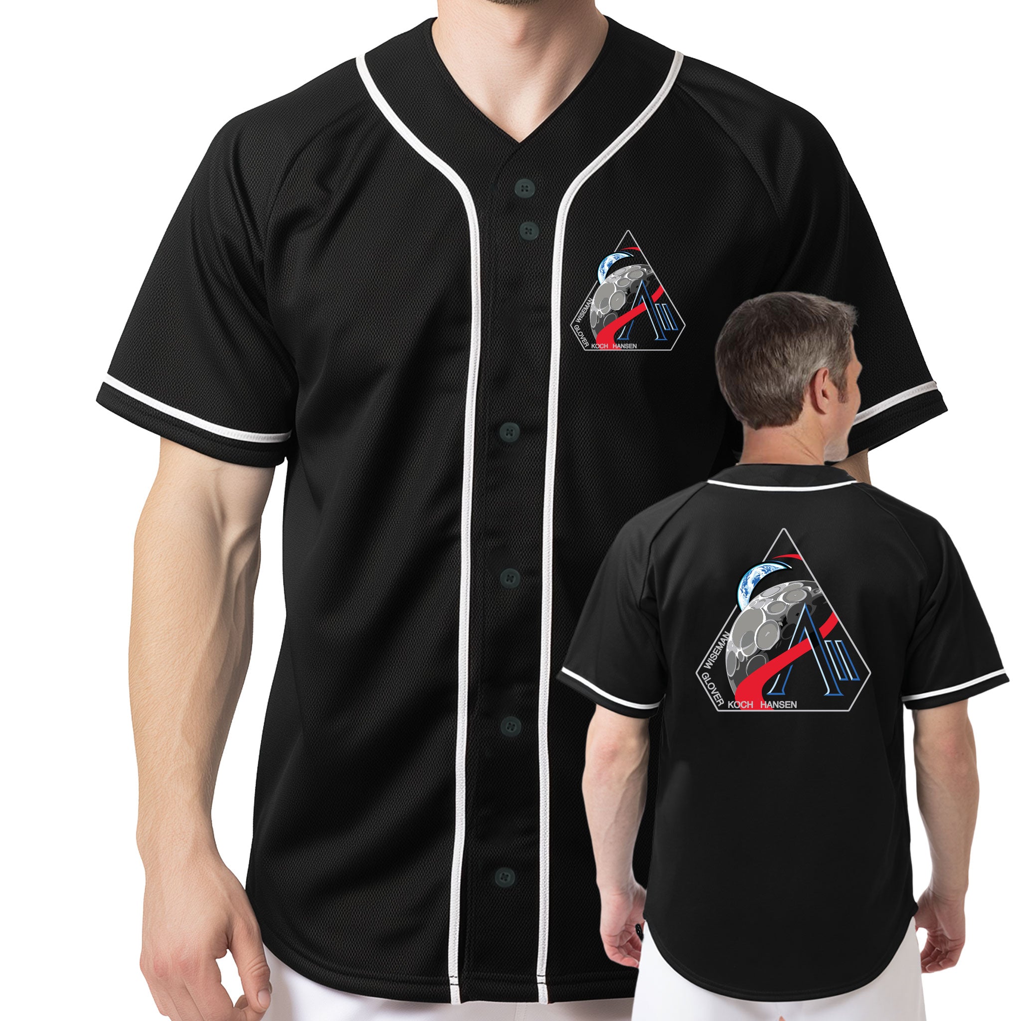 NASA Artemis 2 MissionLogo Baseball Jersey