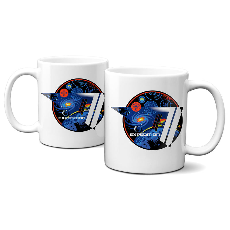 Expedition 71 Mission Logo 11 oz Mug