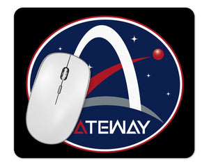 NASA Gateway Lunar Orbit Space Station Logo Mouse Pad 1/4 Thick