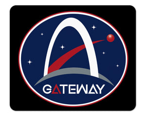 NASA Gateway Lunar Orbit Space Station Logo Mouse Pad 1/8 Thick