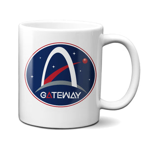 NASA Gateway Lunar Orbit Space Station Logo 11oz Mug