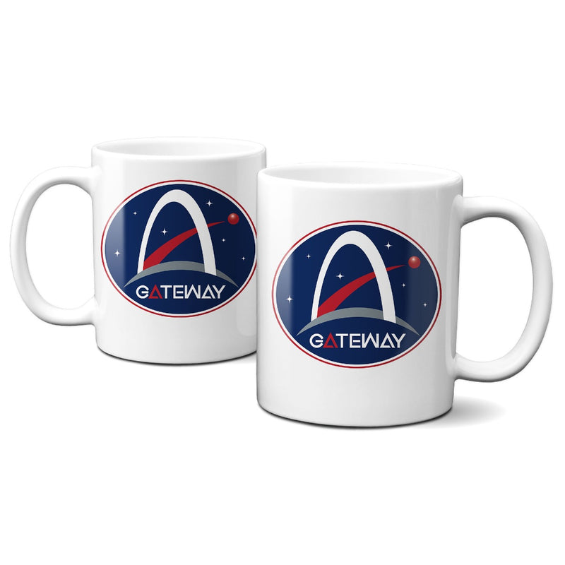 NASA Gateway Lunar Orbit Space Station Logo 11oz Mug