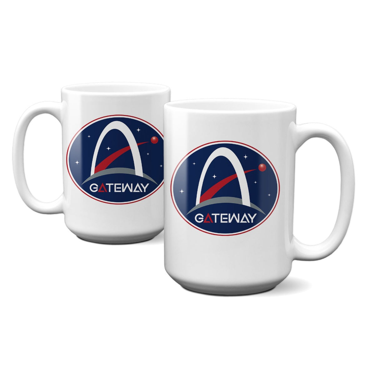 NASA Gateway Lunar Orbit Space Station Logo 15oz Mug