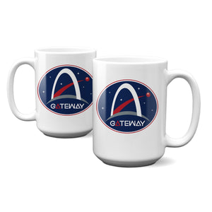 NASA Gateway Lunar Orbit Space Station Logo 15oz Mug