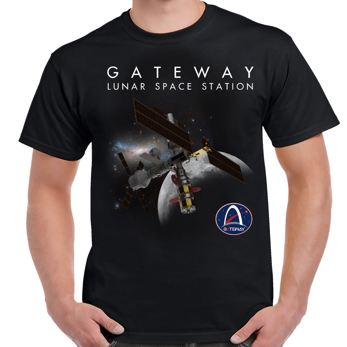 NASA Gateway Lunar Orbit Space Station Adult Shirt