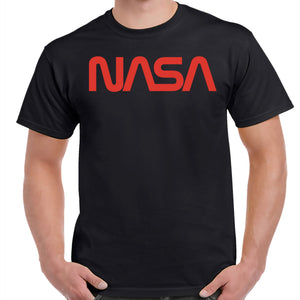 NASA Red Worm Logo Shirt